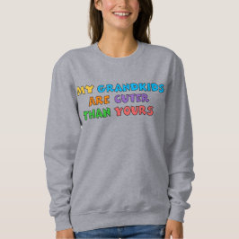 Sudadera básica para mujer con nietos más lindos