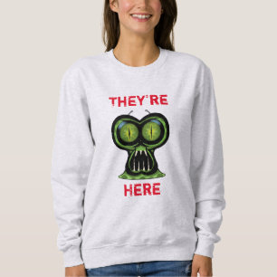 Sudadera básica para mujer de alienígena espacial