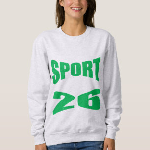 Sudadera básica para mujer gris ceniza SPORT 26