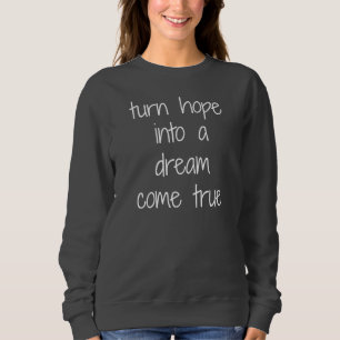 Sudadera básica para mujer Sueño Hecho Realidad