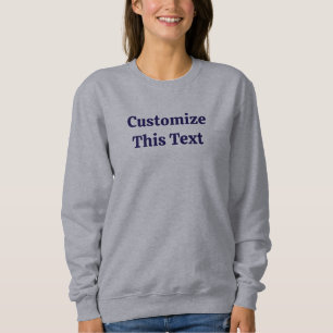 Sudadera básica para mujeres con este texto person