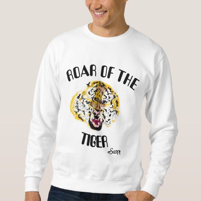 Sudadera básica: Roar del tigre (Anverso)