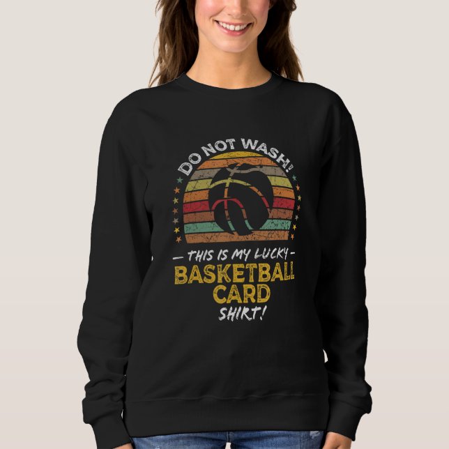 Sudadera Basketball Card Collector Quote Graphic (Anverso)