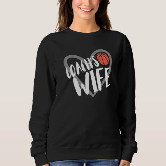 Sudadera Basketball Coach's Wife Heart