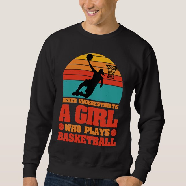 Sudadera Basketball girl Player Basketballer Sports women f (Anverso)