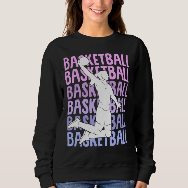 Sudadera Basketball Girl Women Kids (Anverso)