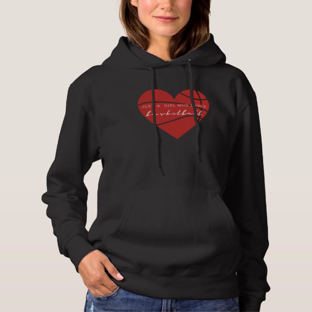 Sudadera Basketball Girls Kids who Love Basketball Sport he (Anverso)