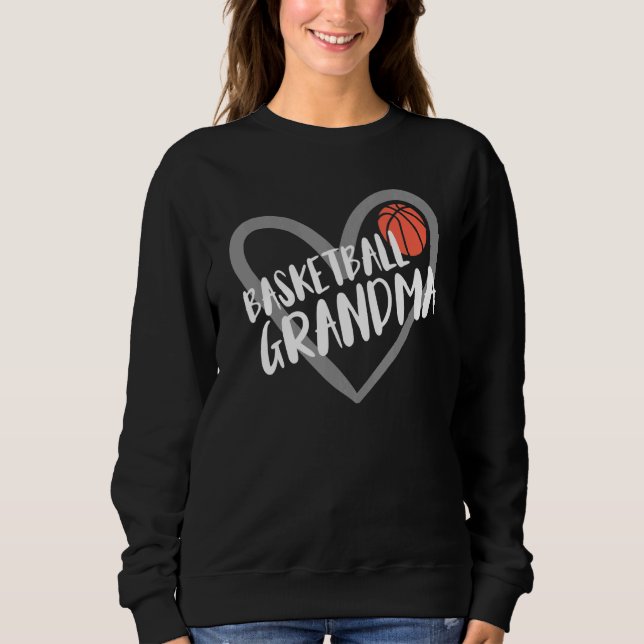 Sudadera Basketball Grandma Heart (Anverso)