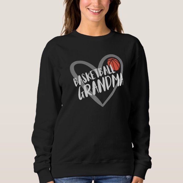 Sudadera Basketball Grandma Heart  (Anverso)