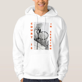 Sudadera Basketball hoody with front and back quote