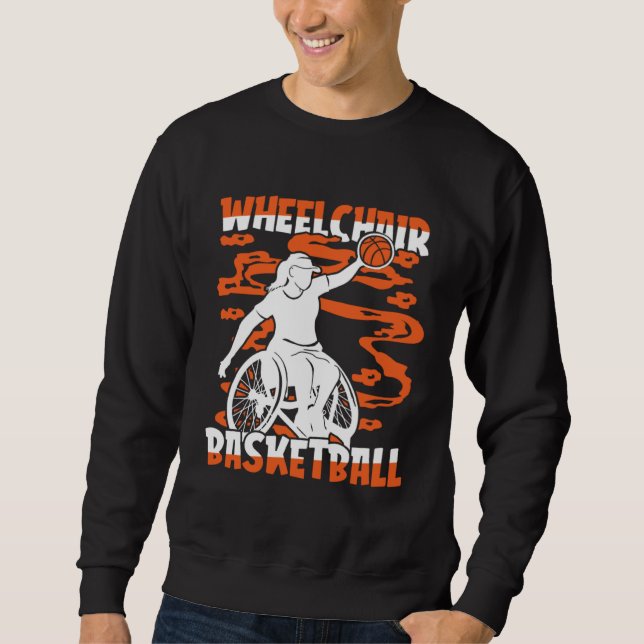 Sudadera Basketball Hoops Hooping Bball Baller Wheelchair B (Anverso)