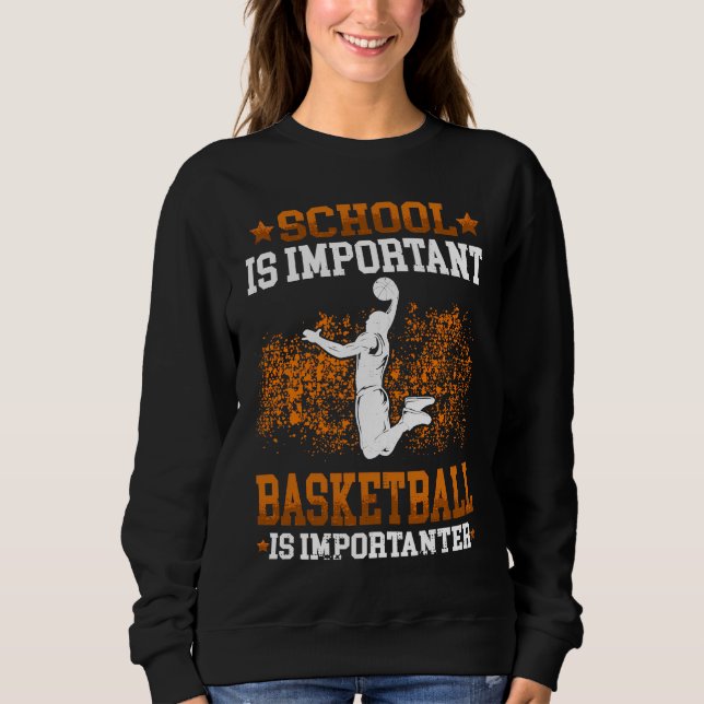 Sudadera Basketball is importanter Basketballer Basketballp (Anverso)