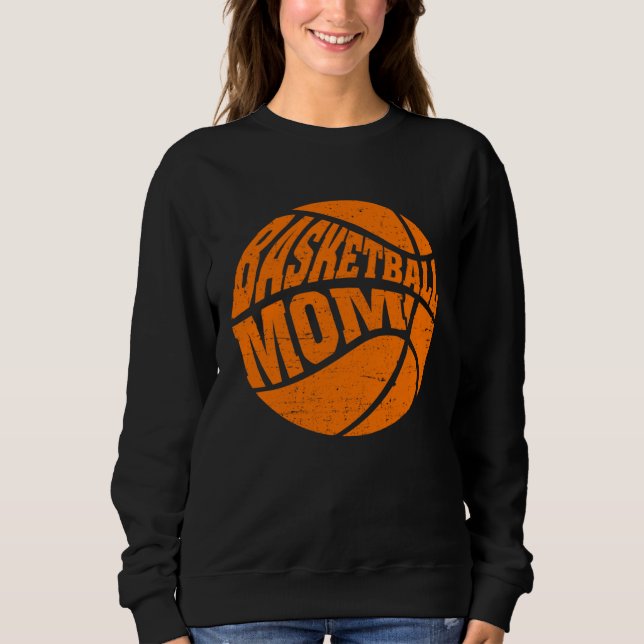 Sudadera Basketball Mom Mother s Day Basketball Sport Mama  (Anverso)