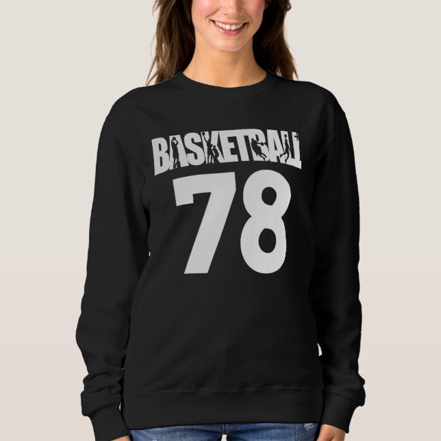 Sudadera Basketball Number 78 My Favorite Basketball Player (Anverso)