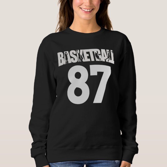 Sudadera Basketball Number 87 My Favorite Basketball Player (Anverso)