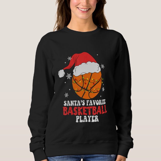 Sudadera Basketball Player Christmas Basketball   (Anverso)