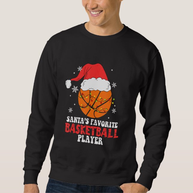 Sudadera Basketball Player Christmas Basketball   (Anverso)