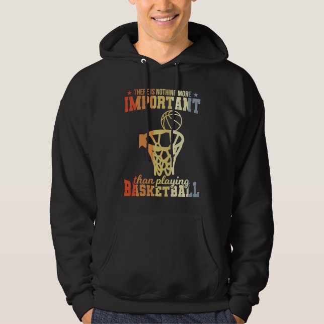 Sudadera Basketball Player Saying Retro Style Basketball En (Anverso)