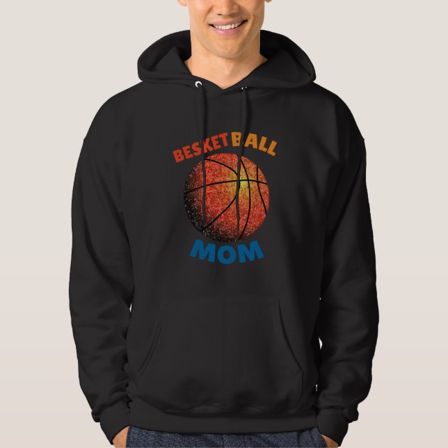 Sudadera Basketball Senior Mom Torn Paper Twinkle Twinkle (Anverso)