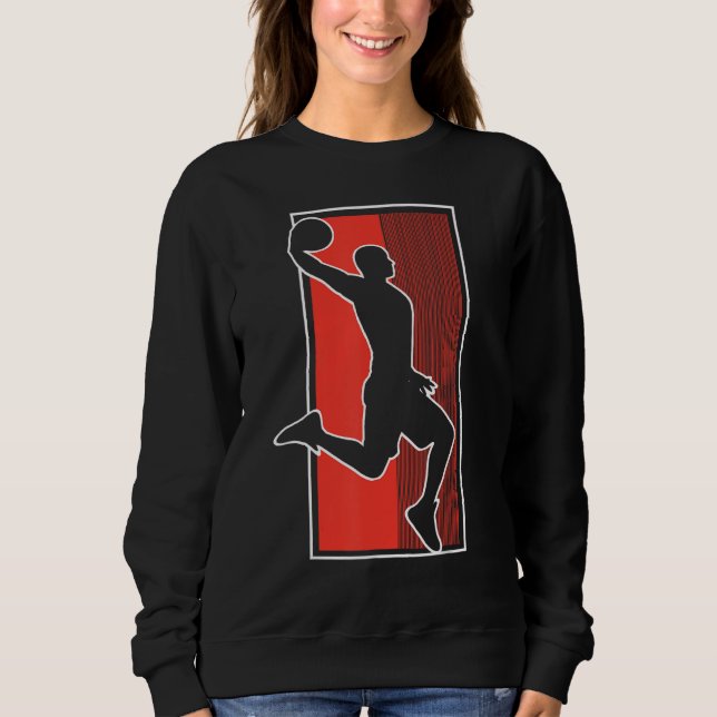 Sudadera Basketballer Basketball Hoop Dunking Basketball Ho (Anverso)