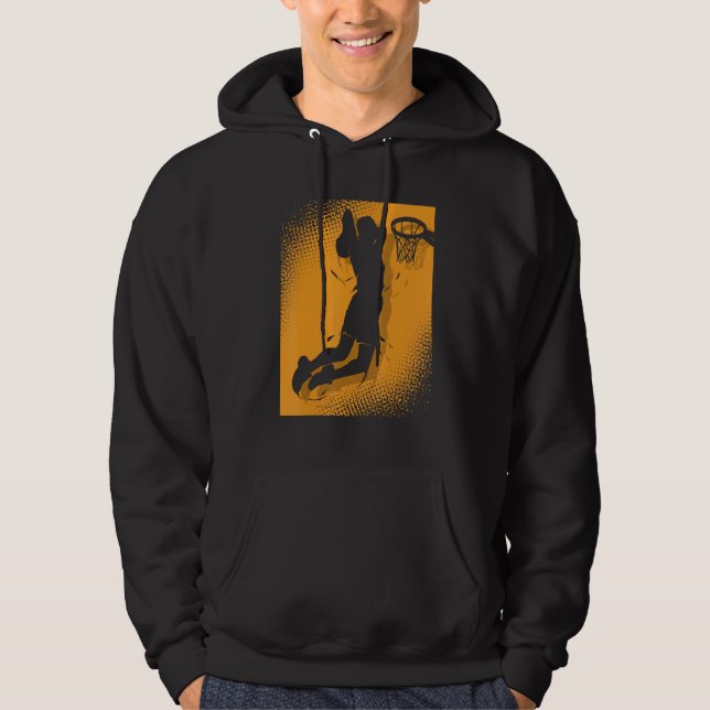 Sudadera Basketballer Basketball Hoop Dunking Basketball Ho (Anverso)