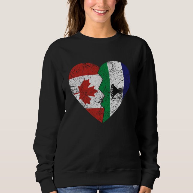 Sudadera Basotho Candeleros Canadienses Enarbolan Canadá Ra (Anverso)