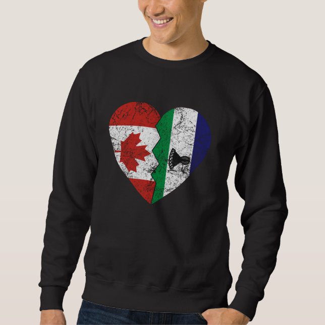 Sudadera Basotho Candeleros Canadienses Enarbolan Canadá Ra (Anverso)