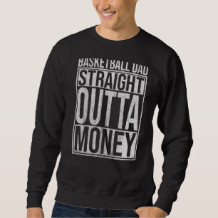 Sudadera Básquetbol masculino papá cesta de dinero directo