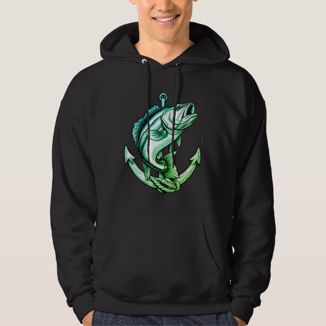 Sudadera Bass and Anchor Hoodie (Anverso)