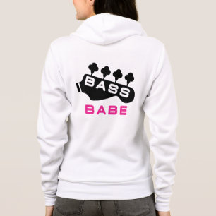Sudadera Bass Babe Regalo Para Baid