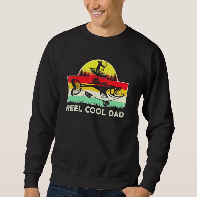 Sudadera Bass Bowshing Dad Retro Bass Bowfisher Bow Fishi (Anverso)