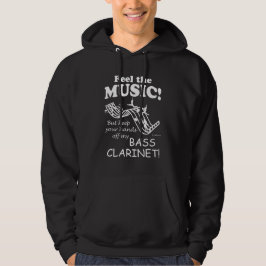 Sudadera Bass Clarinet Siente El Hoodie De La Música