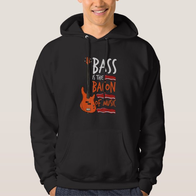 Sudadera Bass Es El Baco De La Música Bass Guitarista (Anverso)