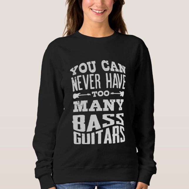 Sudadera Bass Guitar Battend Mujeres Y Hombres Bass Player  (Anverso)
