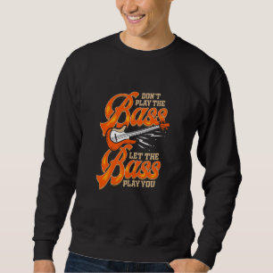 Sudadera Bass Player Para Battend Guitarist Bass Guitar Mus
