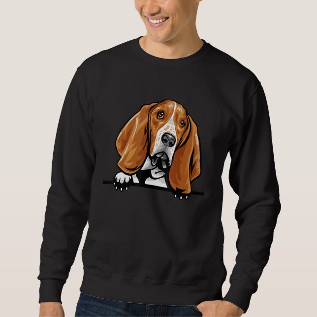 Sudadera Basset Hound Dog (Anverso)