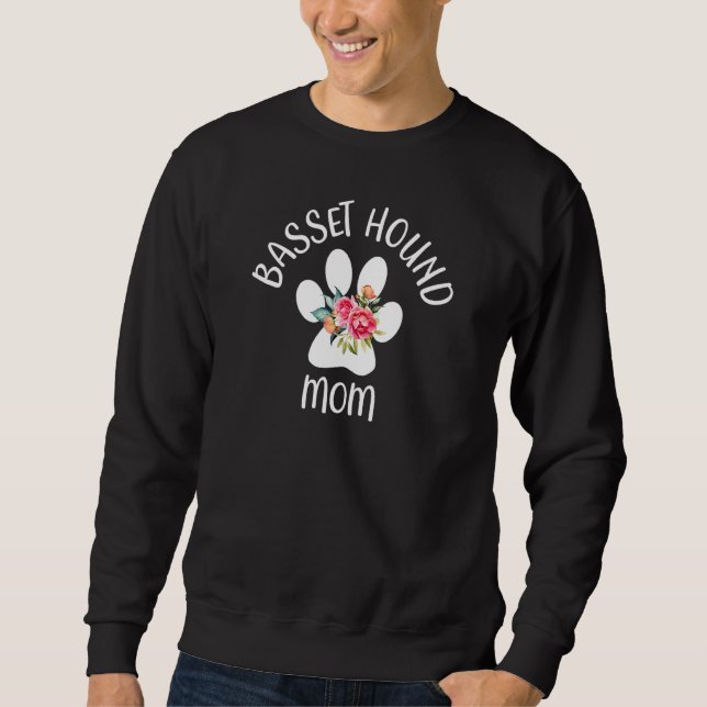 Sudadera Basset Hound Mom (Anverso)