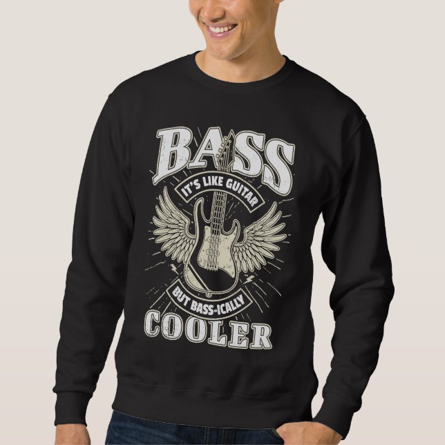 Sudadera Bassist Saying Bass Player (Anverso)