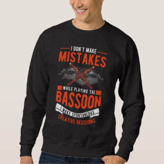Sudadera Bassoon Creative Decisions Bassoon Player Bassooni