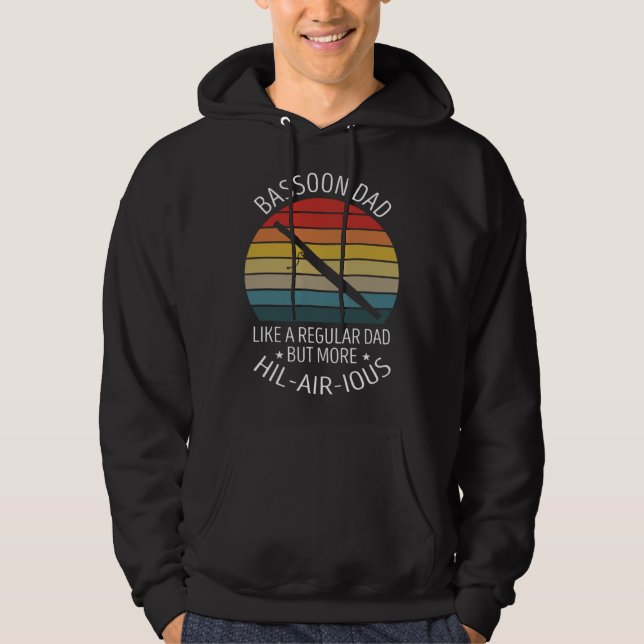 Sudadera Bassoon Wind Instrument Quote for Bassoonist (Anverso)