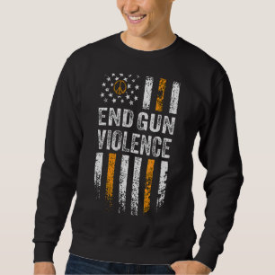 Sudadera Basta de violencia de armas para que EE.UU. no ten