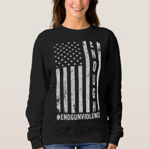 Sudadera Basta de violencia de pistolas sin violencia de ar