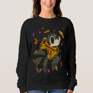 Sudadera Basura de mariposa Panda Magia Selva Animal Cute R