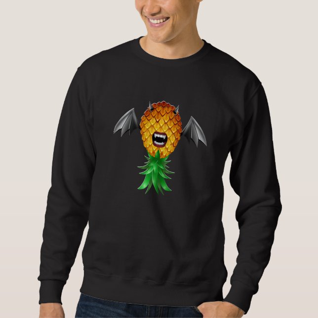 Sudadera Bat Wings Vampire Bite Swinger Upside Down Pineapp (Anverso)