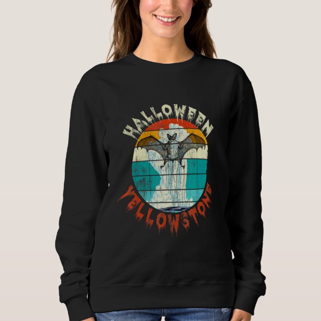 Sudadera Bat Yellowstone Halloween (Anverso)