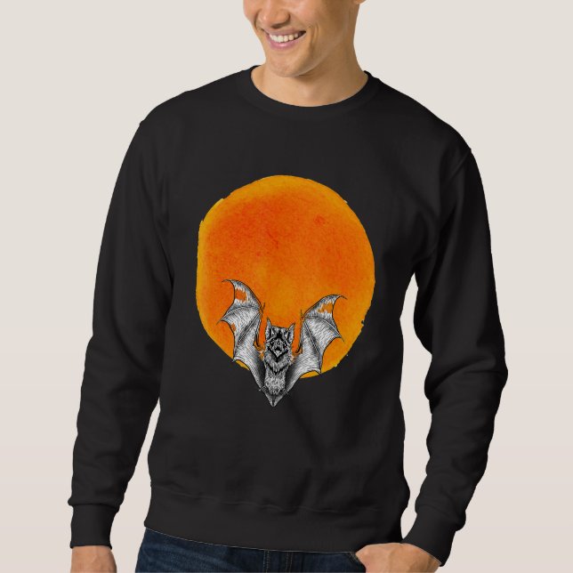 Sudadera Batalla de vampiros con magia de luna llena (Anverso)