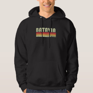 Sudadera Batavia Il Illinois Funny City Home Roots Retro 70