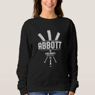 Sudadera Bate de béisbol vintage Andrew Abbott Cincinn día