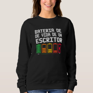 Sudadera Batería De Vida De Un Escritor