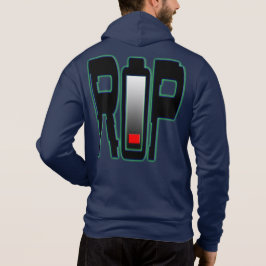Sudadera Batería QEPD Hoodie Full Zip Bella+Canvas Men